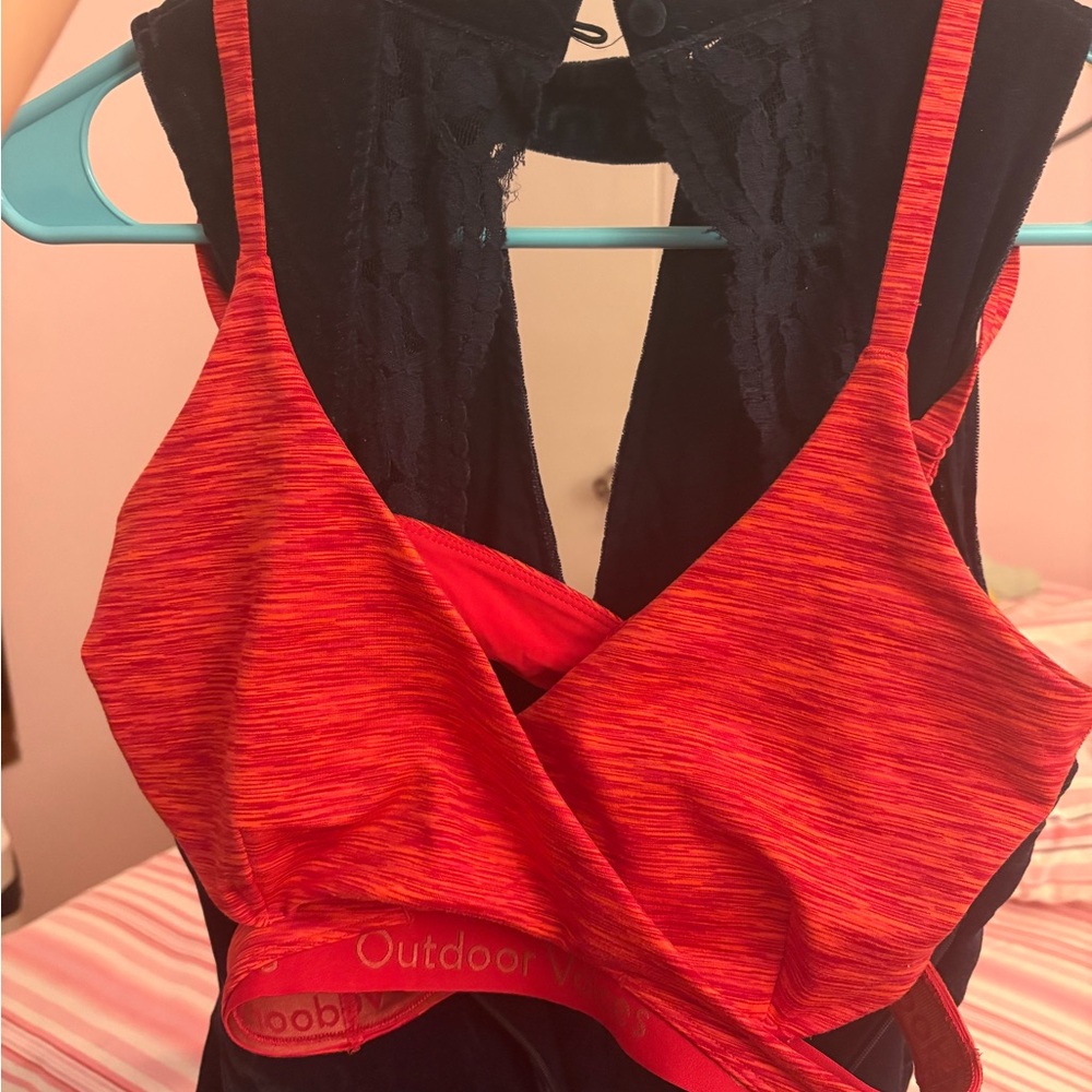 Outdoor Voices Red Bra S/M